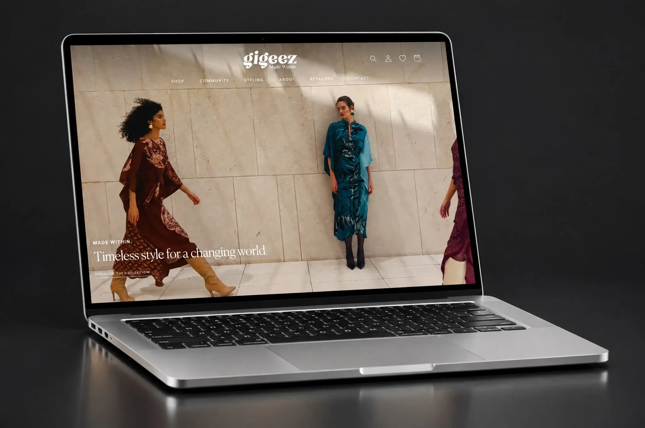 موقع Gigeez من تصميم وتطوير Vibes