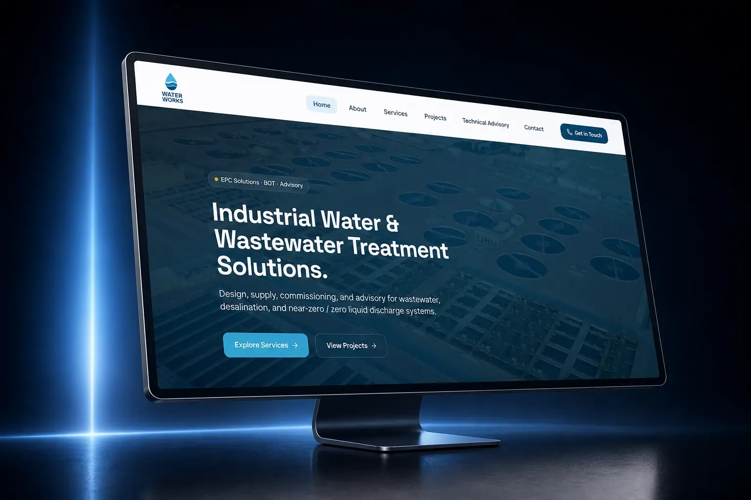 موقع Water Works International من تصميم وتطوير Vibes