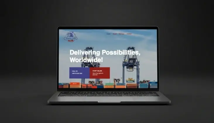 موقع World Link Logistics من تصميم وتطوير Vibes